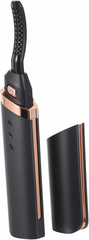 Heated Eyelash Curler USB Rechargeable Electric Curling Tool with Temperature Control Safe Thermal Insulation Design for Effortless Natural Curling for All Makeup