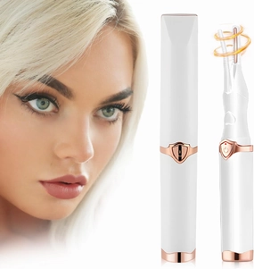 Heated Eyelash Curlers, Electric Eyelash Curler for Quick Heating, Natural Curling, 24H Long Lasting, White