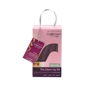 Heatless Hair Curlers Glam Up Kit by Curlformers • Deluxe Range • Spiral Curls Glam Up For Extra Long Hair Up To 22" • 20 No Heat Curlers & 1 Styling Hook • Healthy & Damage Free