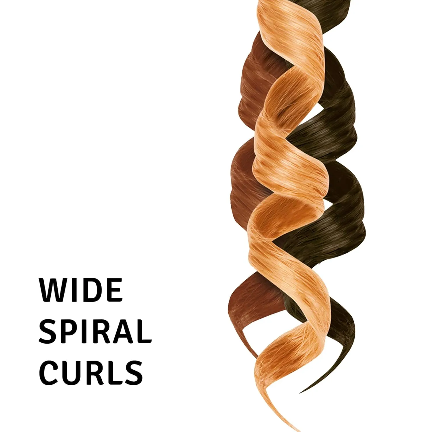 Heatless Hair Curlers Glam Up Kit by Curlformers • Deluxe Range • Spiral Curls Glam Up For Extra Long Hair Up To 22" • 20 No Heat Curlers & 1 Styling Hook • Healthy & Damage Free