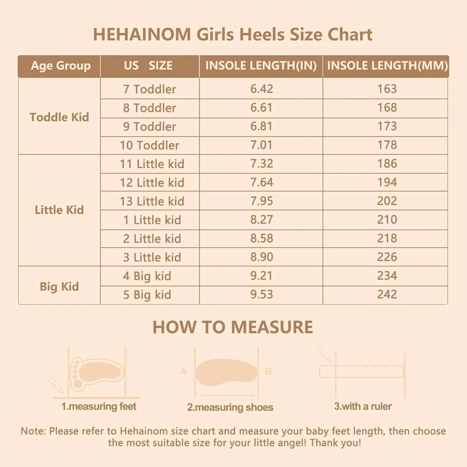 Hehainom Girls Dress Shoes Low Heels Flower Girl Mary Jane Princess School Wedding Party Toddler Little Kid Pump Shoes