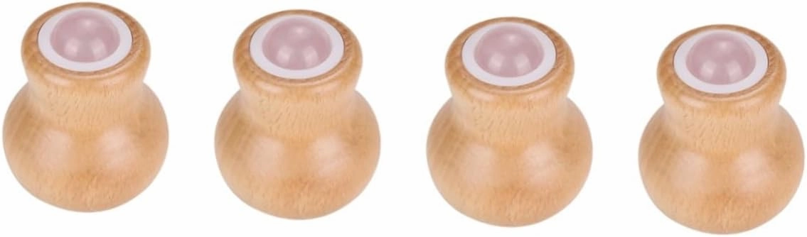 Hemoton 4pcs Jade Roller Facial Massage Tool Handle for Skin Care Compact for Home Travel Soothes Tired Muscles Promotes Relaxation for Friends Family