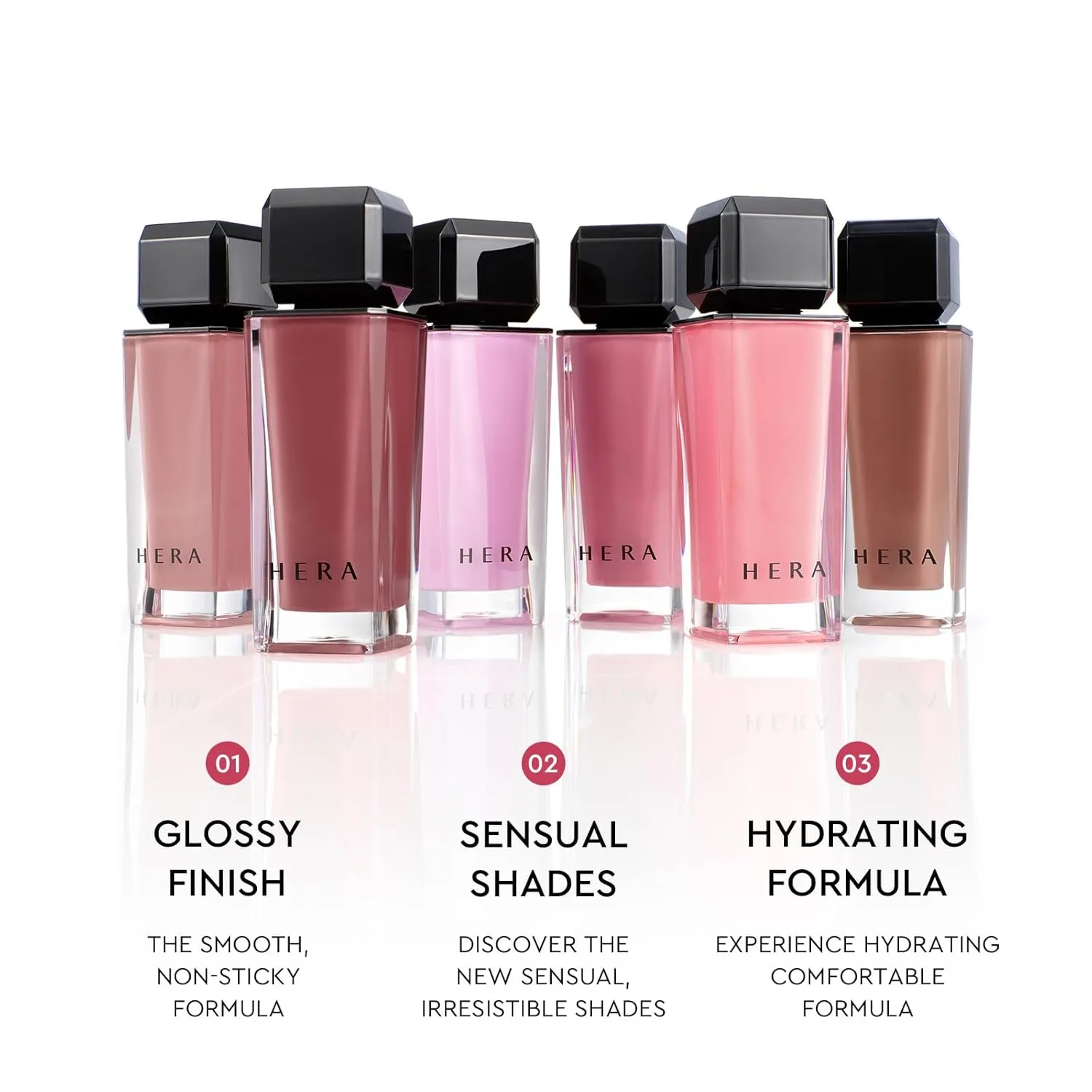 HERA Sensual Nude Lip Gloss #462 SPEECHLESS | Volumizing Sheer & Glossy Finish, Non-sticky, Moisturizing and Hydrating, Korean Makeup, 0.17 oz. (5g)