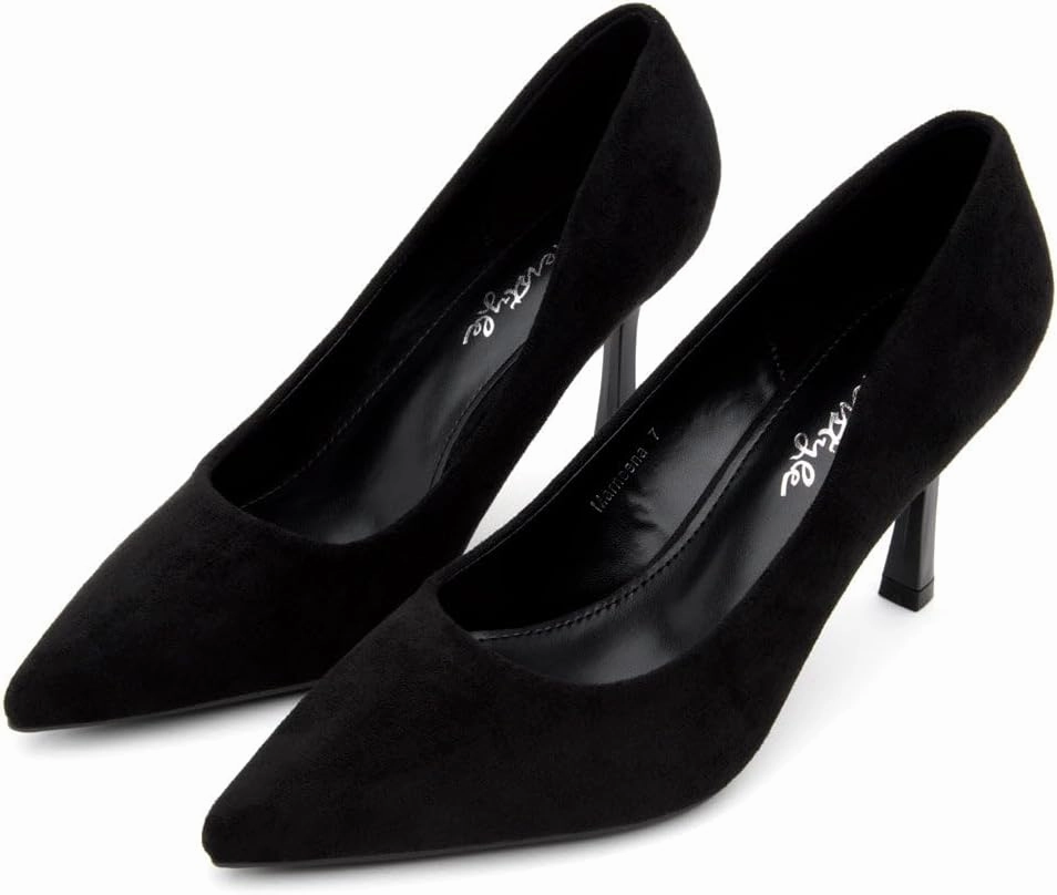 Herstyle Women’s High Heel Pumps – 2025 Trendy Pointed Toe Heels, 3 Inch Closed Toe Stilettos, Elegant Dress Shoes for Work, Office, Wedding & Formal Events