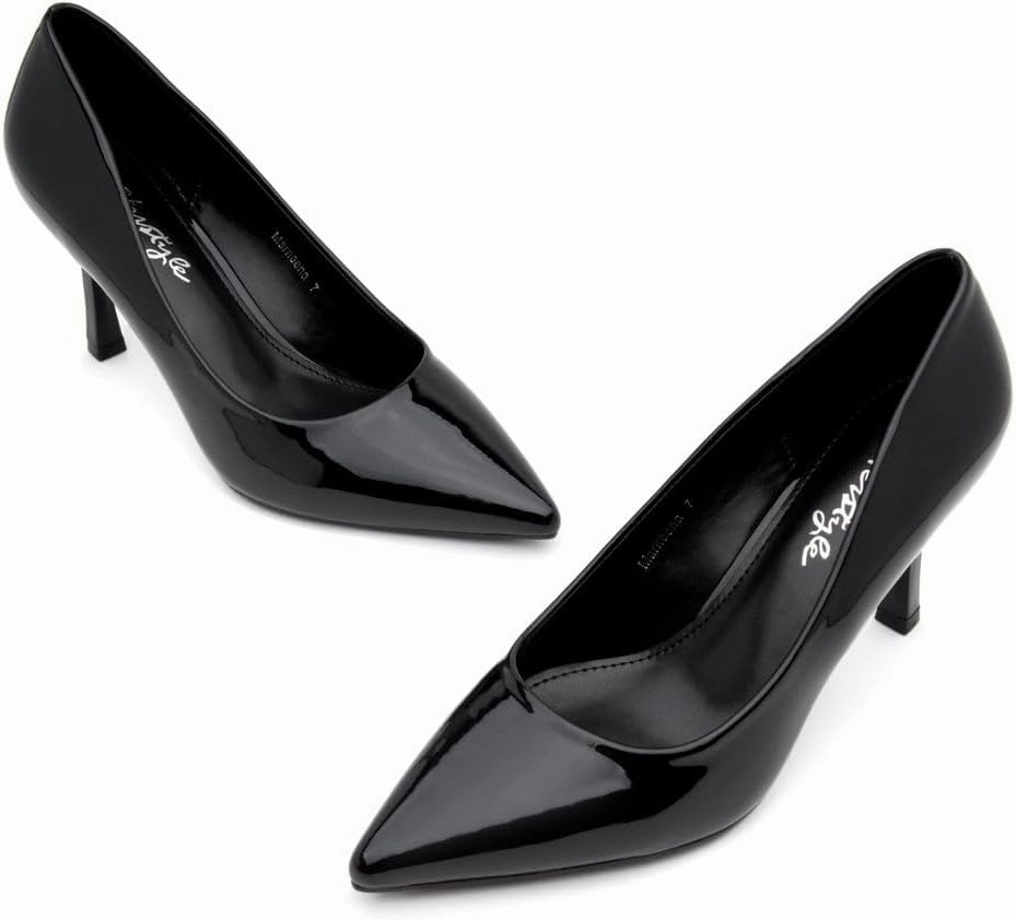 Herstyle Women’s High Heel Pumps – 2025 Trendy Pointed Toe Heels, 3 Inch Closed Toe Stilettos, Elegant Dress Shoes for Work, Office, Wedding & Formal Events