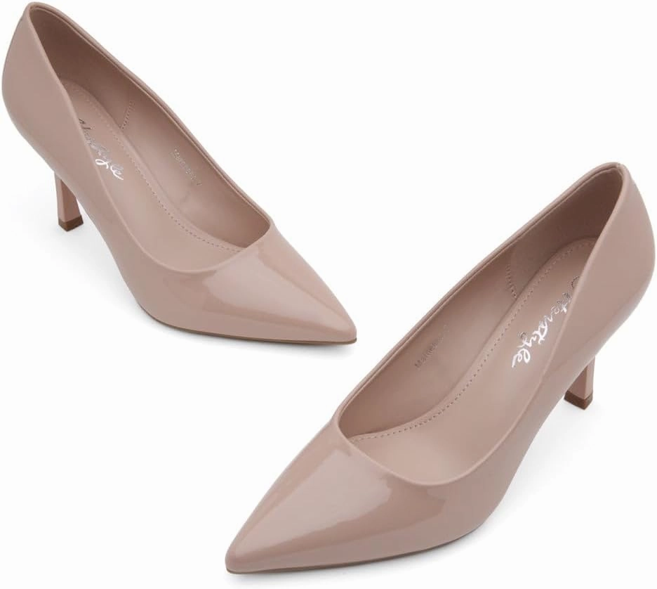 Herstyle Women’s High Heel Pumps – 2025 Trendy Pointed Toe Heels, 3 Inch Closed Toe Stilettos, Elegant Dress Shoes for Work, Office, Wedding & Formal Events