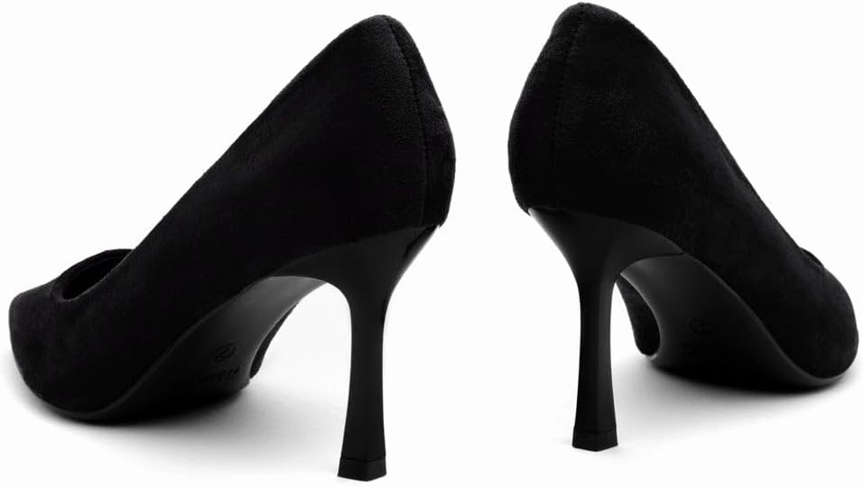 Herstyle Women’s High Heel Pumps – 2025 Trendy Pointed Toe Heels, 3 Inch Closed Toe Stilettos, Elegant Dress Shoes for Work, Office, Wedding & Formal Events