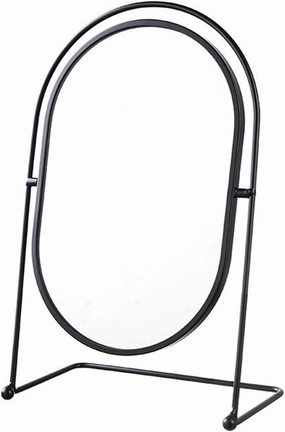 High-Definition Round Mirror Student Dormitory Dressing Home Beauty Princess Mirror Can Be Light Luxury Makeup Mirror Bedroom Desktop