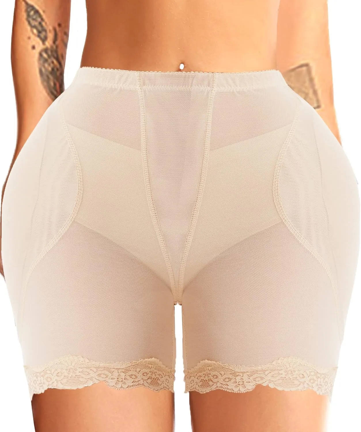 Hip Pads for Women Shapewear with Butt Pads Hip Dip Pads Hip Enhancer Padded Underwear Bigger Fake Butt Shaper Panties