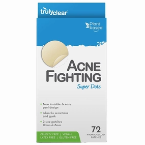 Hydrocolloid Acne Patches for Face & Body - 72 Count | Pimple Stickers for Breakouts, Zits, Blemishes & Imperfections | Cruelty-Free Cover Dots for Overnight Results