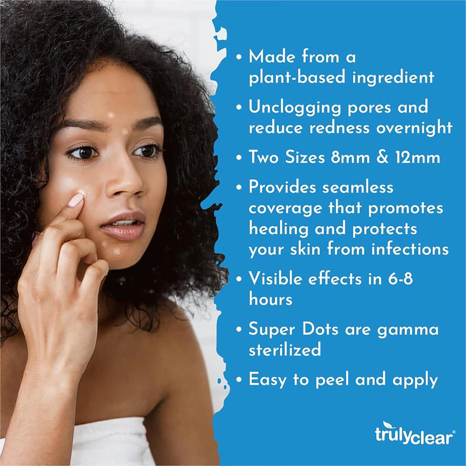 Hydrocolloid Acne Patches for Face & Body - 72 Count | Pimple Stickers for Breakouts, Zits, Blemishes & Imperfections | Cruelty-Free Cover Dots for Overnight Results