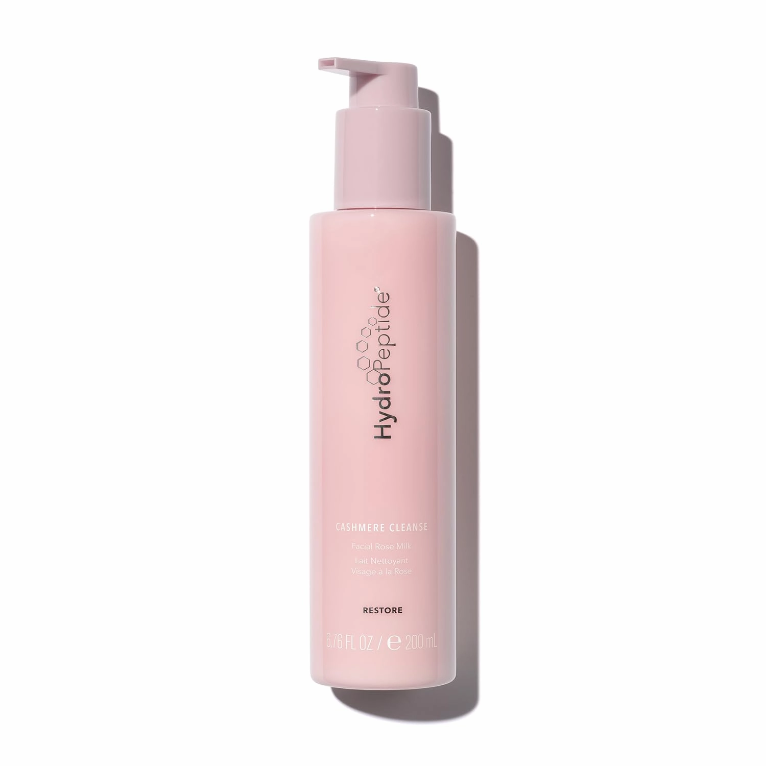 HydroPeptide Cashmere Cleanse, Facial Rose Milk, Clean & Balance Skin's Natural Oils, 6.76 Ounce