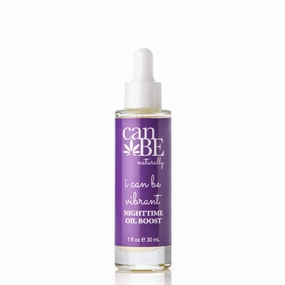 I Can Be Vibrant Night Time Oil Boost, Facial Oil Serum w/Hemp Seed Oil & Cranberry Extract, Nourishing Face Oil for All Skin Types, Parabens, Sulfate & Phthalate Free (1 fl oz)