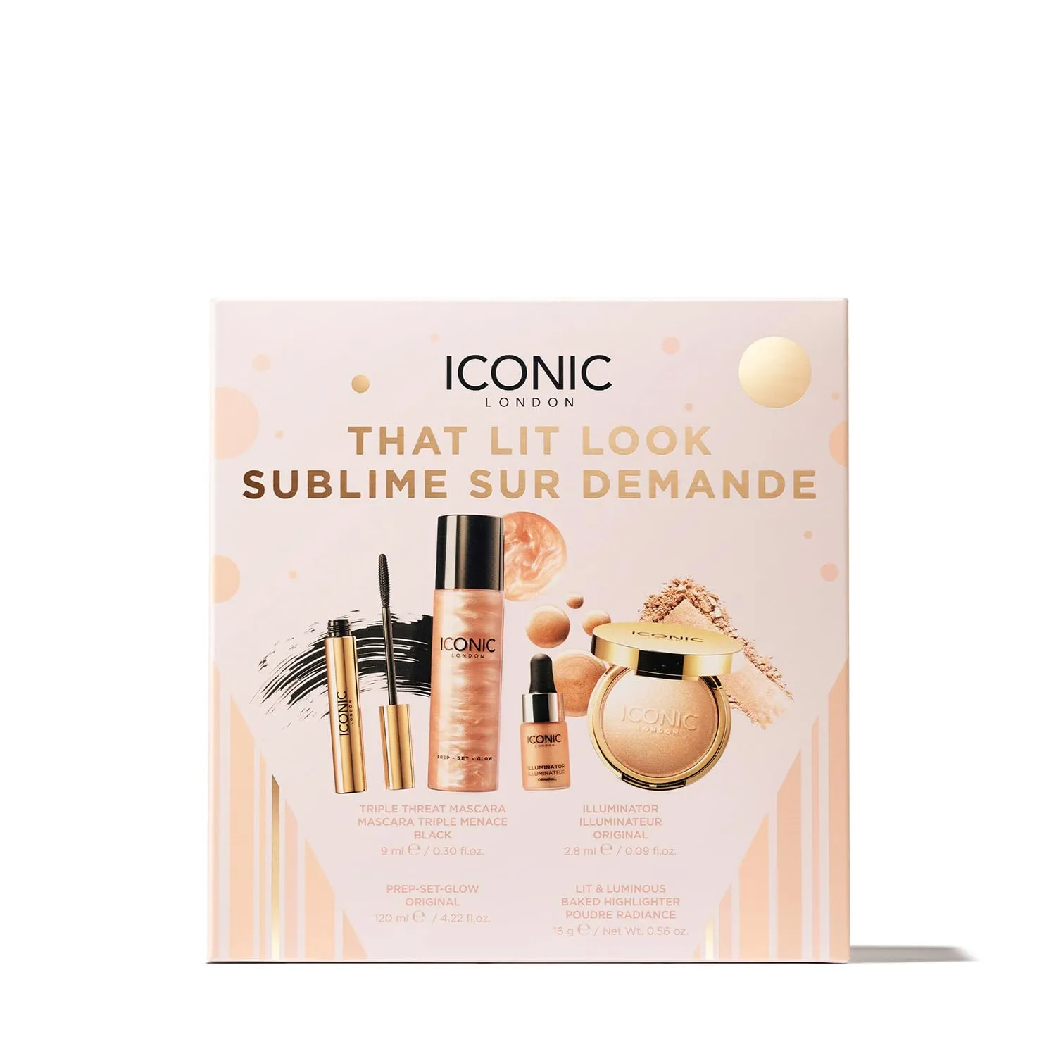 ICONIC LONDON Makeup Set for Glow and Radiant Look, Perfect for Gifting, Cruelty-Free, Vegan Makeup