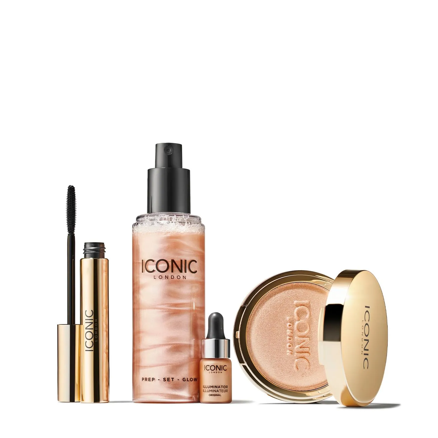 ICONIC LONDON Makeup Set for Glow and Radiant Look, Perfect for Gifting, Cruelty-Free, Vegan Makeup