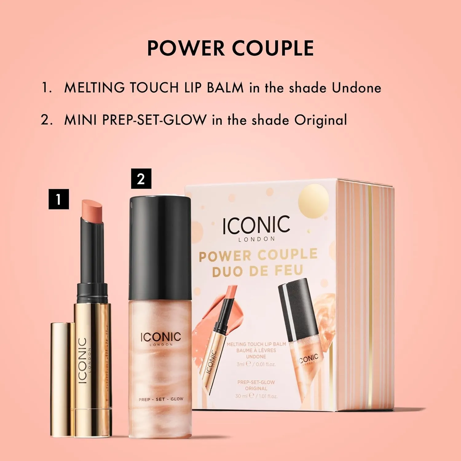 ICONIC LONDON Makeup Set for Glow and Radiant Look, Perfect for Gifting, Cruelty-Free, Vegan Makeup