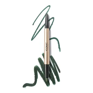 ICONIC LONDON Smokey Eye Duo Eyeliner | Creamy, Easy to Blend 2-in-1 Eyeliner Crayon, Water Resistant, Cruelty Free, Vegan Makeup