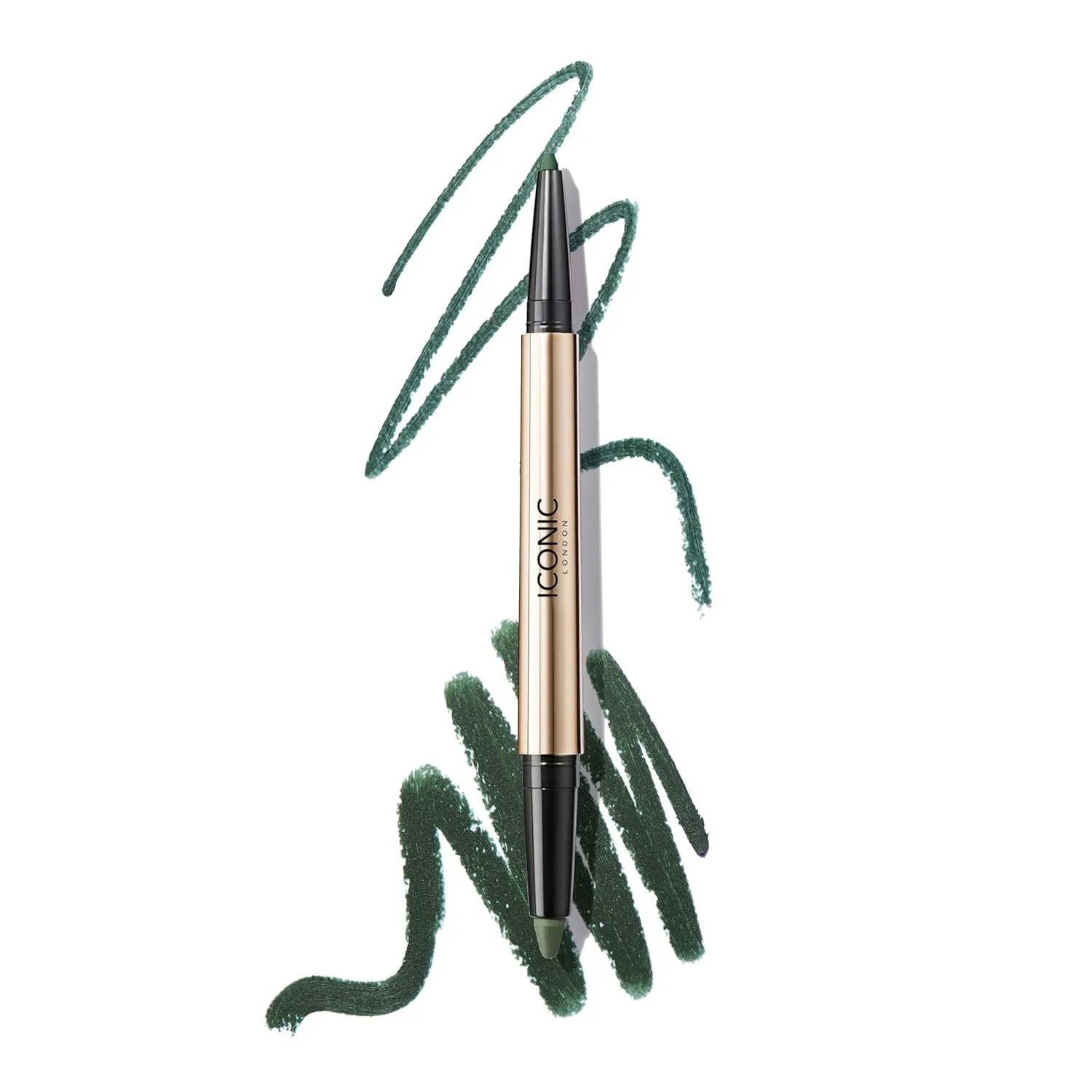 ICONIC LONDON Smokey Eye Duo Eyeliner | Creamy, Easy to Blend 2-in-1 Eyeliner Crayon, Water Resistant, Cruelty Free, Vegan Makeup