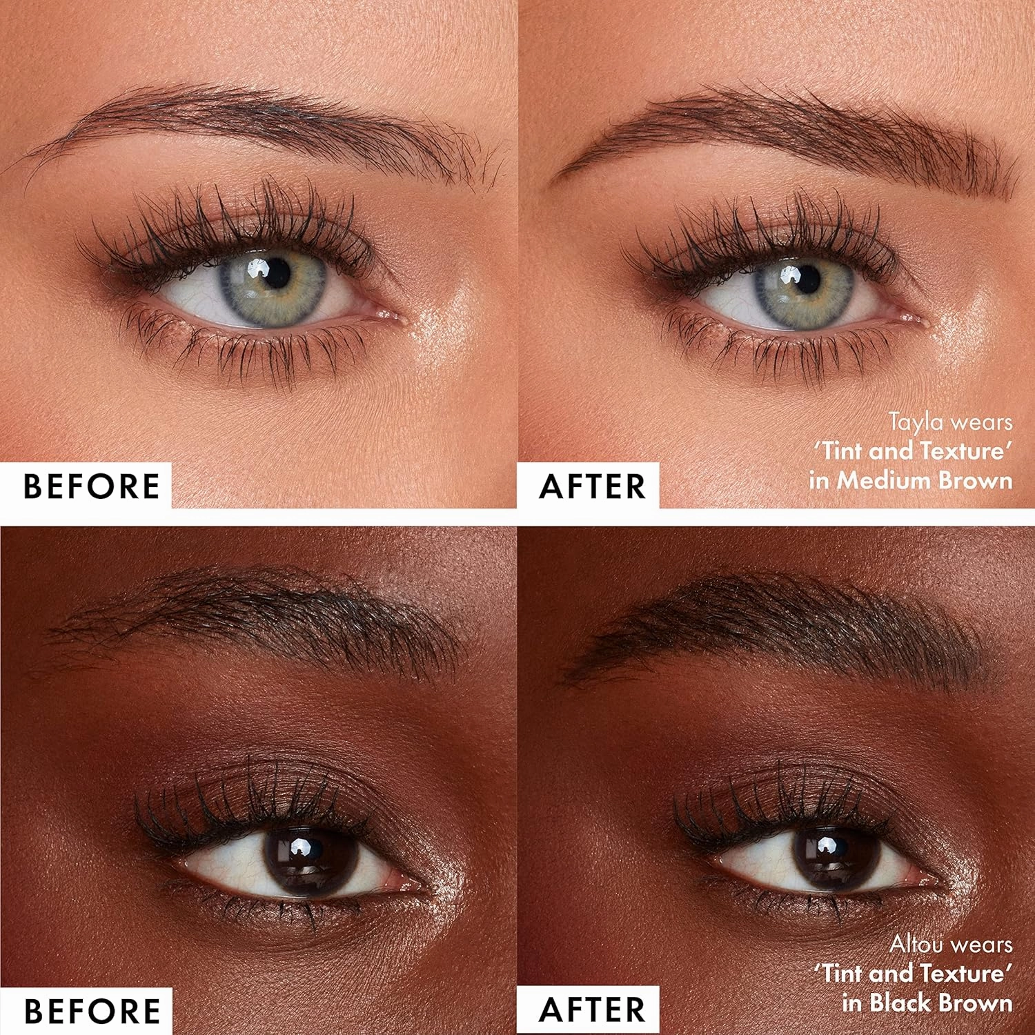 ICONIC LONDON Brow Tint and Texture | Sets the Brows with Gel and Color, Cruelty Free, Vegan Makeup