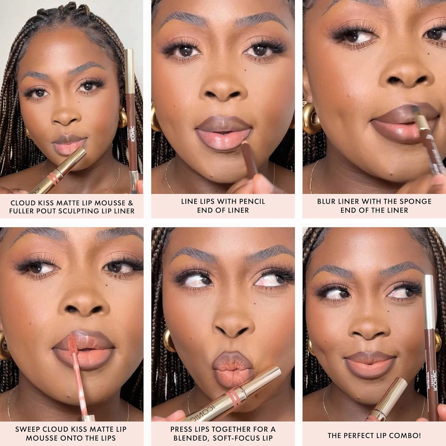 ICONIC LONDON Cloud Kiss Matte Lip Mousse | Matte Liquid Lip Colour, Cruelty-Free, Vegan Makeup