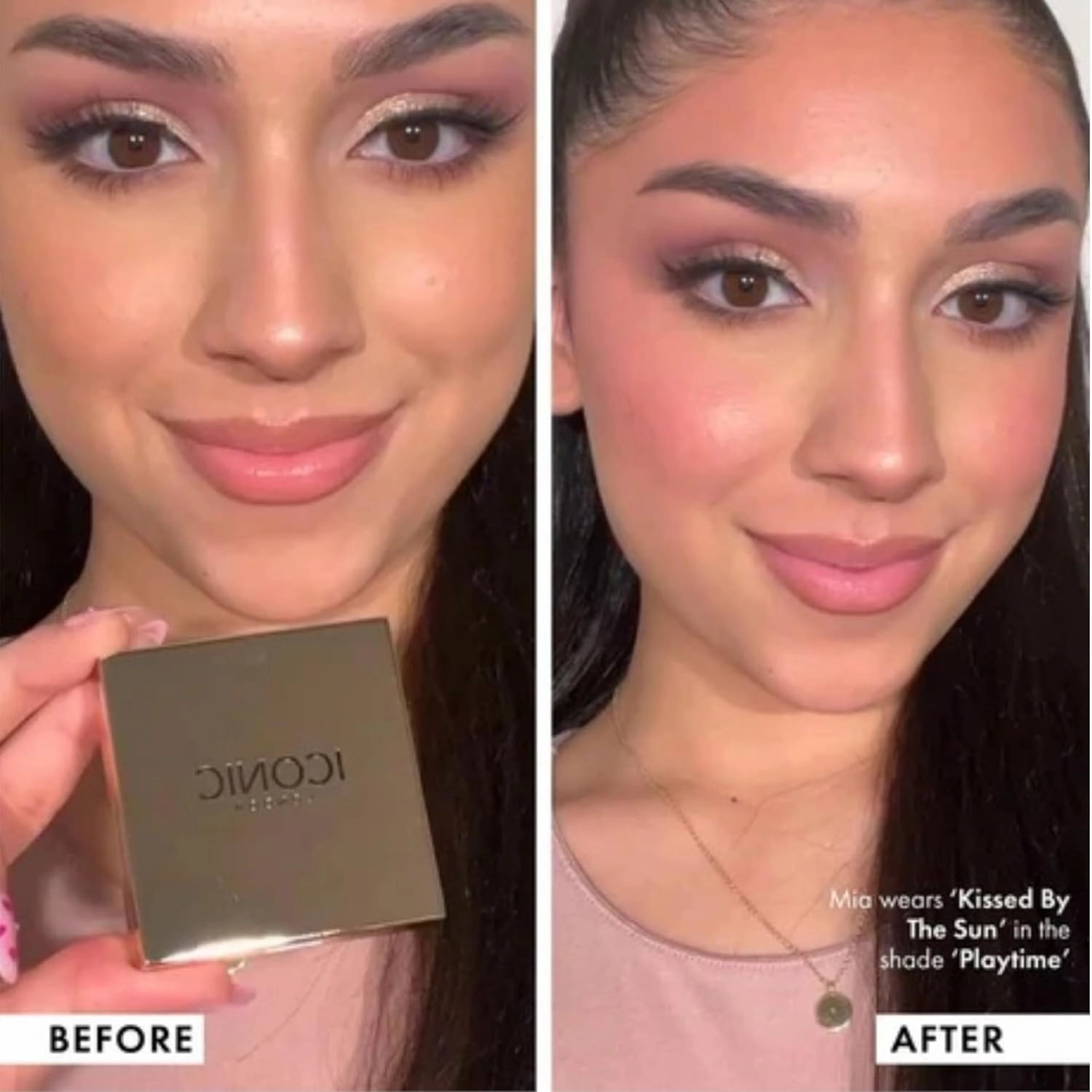 ICONIC LONDON Kissed by the Sun | Multi-Use Blush, Bronzer, & Highligher, For All Skin Types, Cruelty-Free, Vegan Makeup