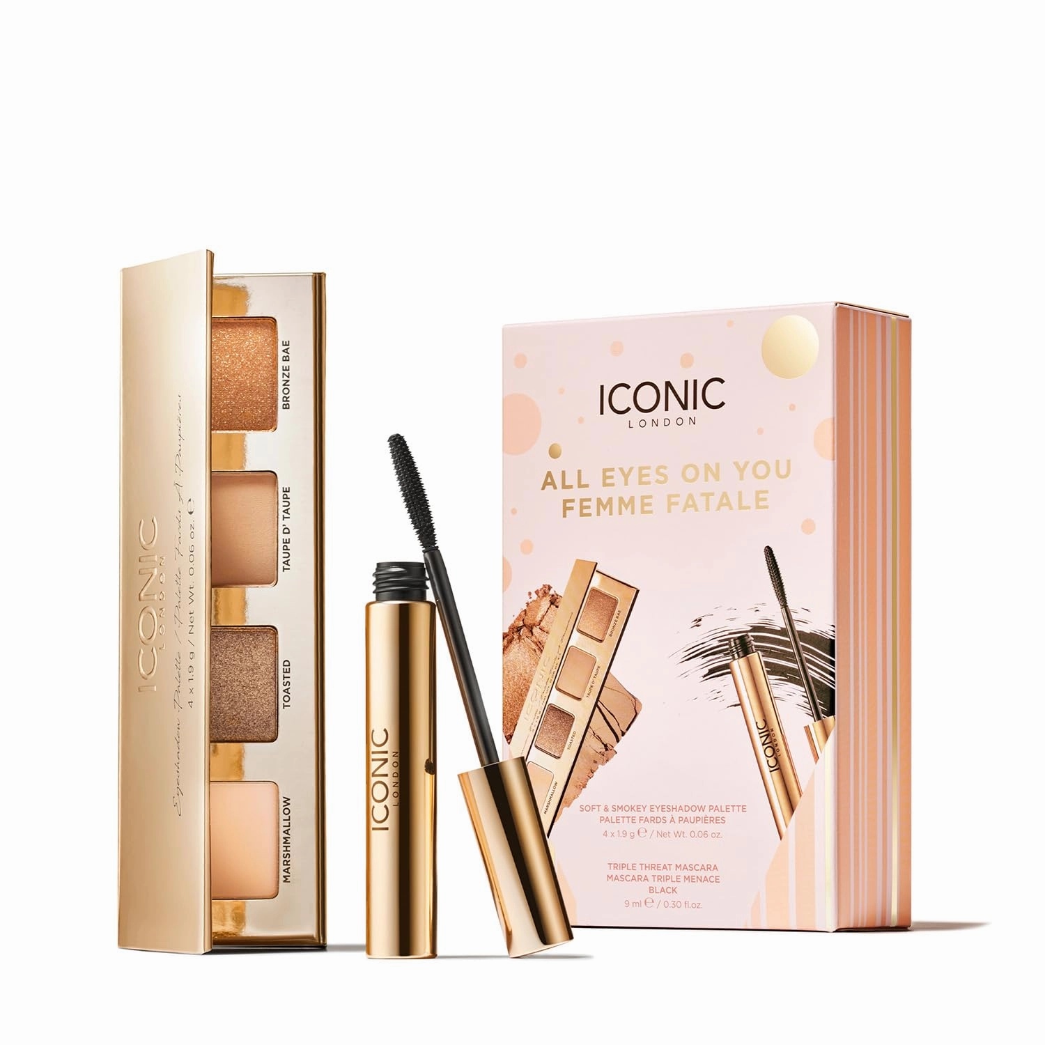 ICONIC LONDON Makeup Set for Glow and Radiant Look, Perfect for Gifting, Cruelty-Free, Vegan Makeup