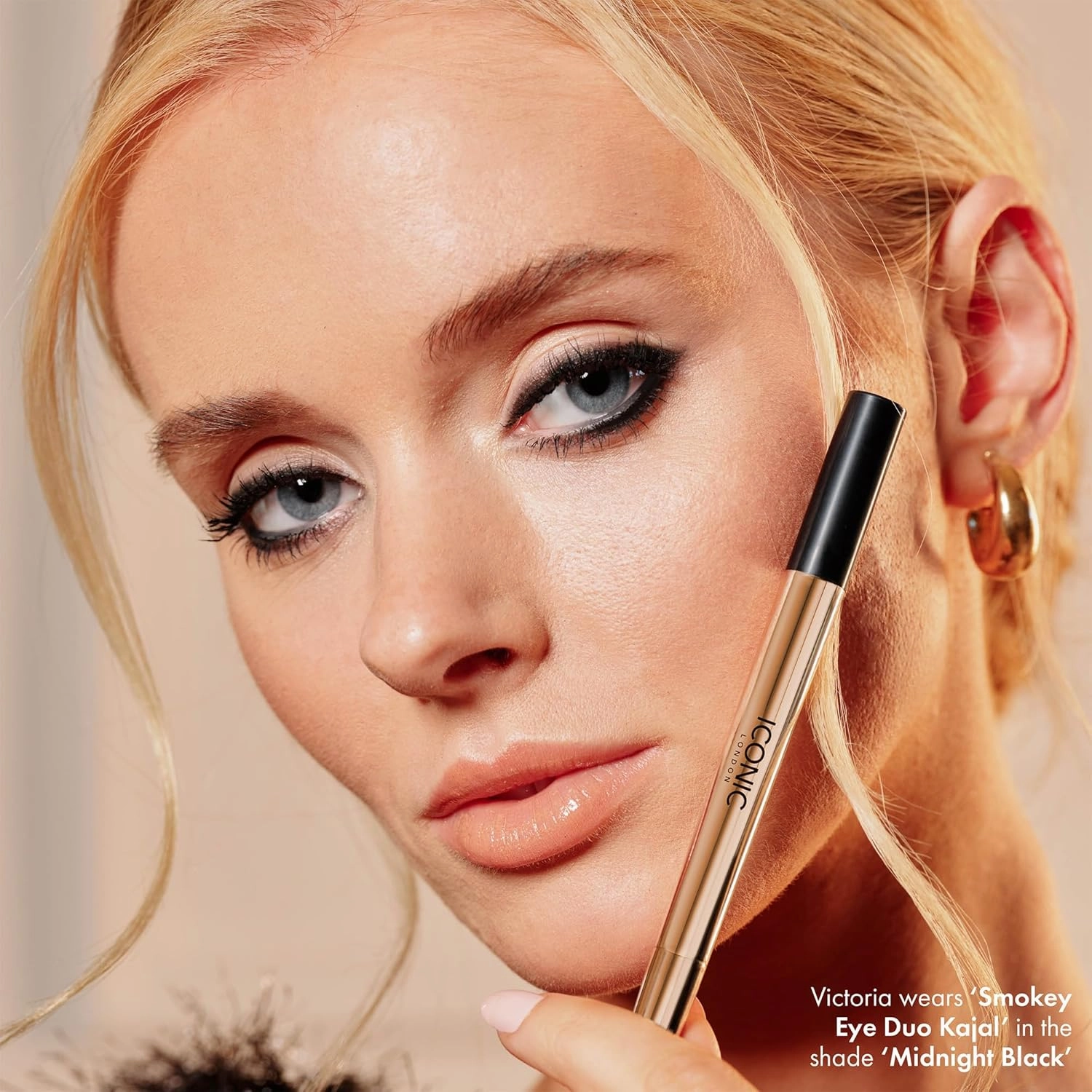 ICONIC LONDON Smokey Eye Duo Eyeliner | Creamy, Easy to Blend 2-in-1 Eyeliner Crayon, Water Resistant, Cruelty Free, Vegan Makeup