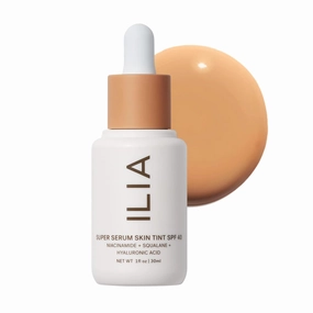 ILIA - Super Serum Skin Tint SPF 40 | Non-Comedogenic, Vegan, Lightweight to Help Against Blue Light,   Pollution while Hydrating, Smoothing,   Refining (Porto Ferro ST10, 1 fl oz | 30 ml)