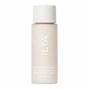 ILIA - The Base Face Milk Essence   Lightweight, Layerable Moisturizer | Hydrate, Smooth, Soothe, Strengthen | Non-Toxic, Vegan, Cruelty-Free, Clean Makeup (Travel Size, 1 fl oz | 30 ml)