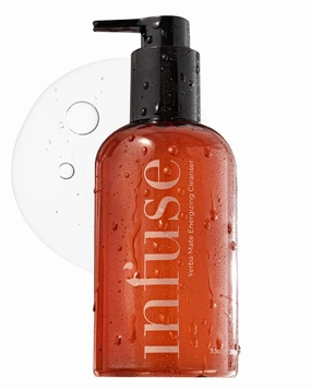 Infuse Skin Yerba Mate Energizing Cleanser | Gentle Foaming Face Wash for Sensitive Skin | Hydrating & Purifying Antioxidant Cleanser | Removes Makeup | 150ml
