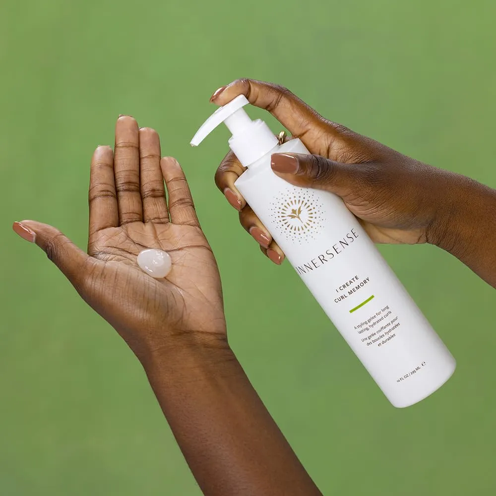 INNERSENSE Organic Beauty - I Create Curl Memory Gel | Non-Toxic, Cruelty-Free Haircare (10 oz | 295 ml)