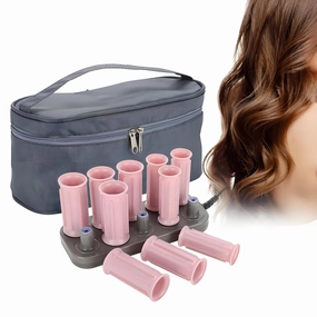 Instant Hot Compact Heat Roller with Ceramic Technology; 10PCS Professional Electric Heating Hot Curling Iron Curling Barrel Hair Styling Tool For All Hair Lengths(Basic), Wholesale Business