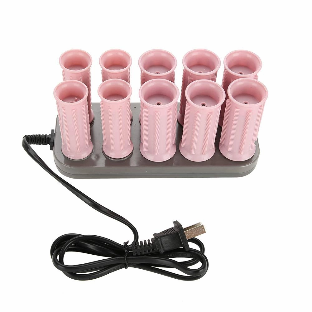 Instant Hot Compact Heat Roller with Ceramic Technology; 10PCS Professional Electric Heating Hot Curling Iron Curling Barrel Hair Styling Tool For All Hair Lengths(Basic), Wholesale Business