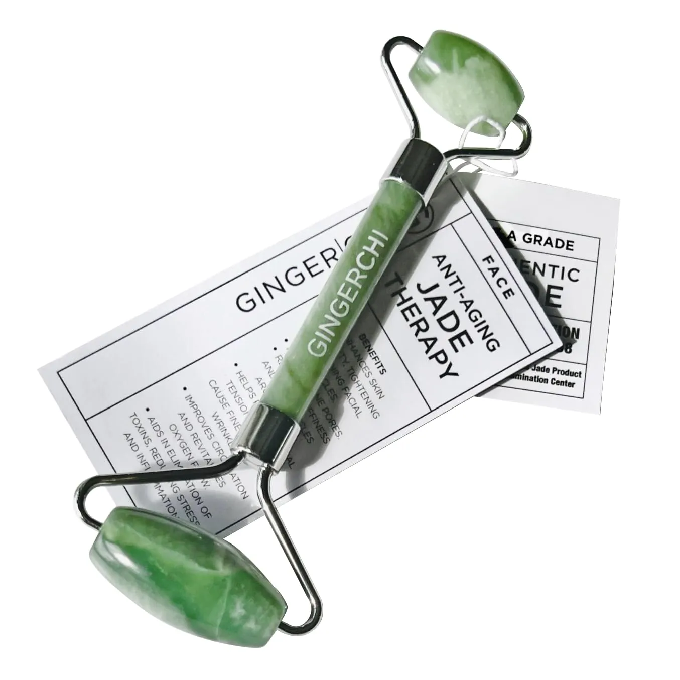 Jade Roller - Anti-Aging Jade Therapy for Skin Care - Face Sculpting Tool for Eyes, Cheeks, Forehead - Jawline Shaper & Neck Roller - Face Roller is Part of The Gua Sha Facial Tools