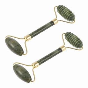 Jade Beauty Device Roller Massager Gua Sha Tool Face Neck Roller Stone Body Jade Roller Instant