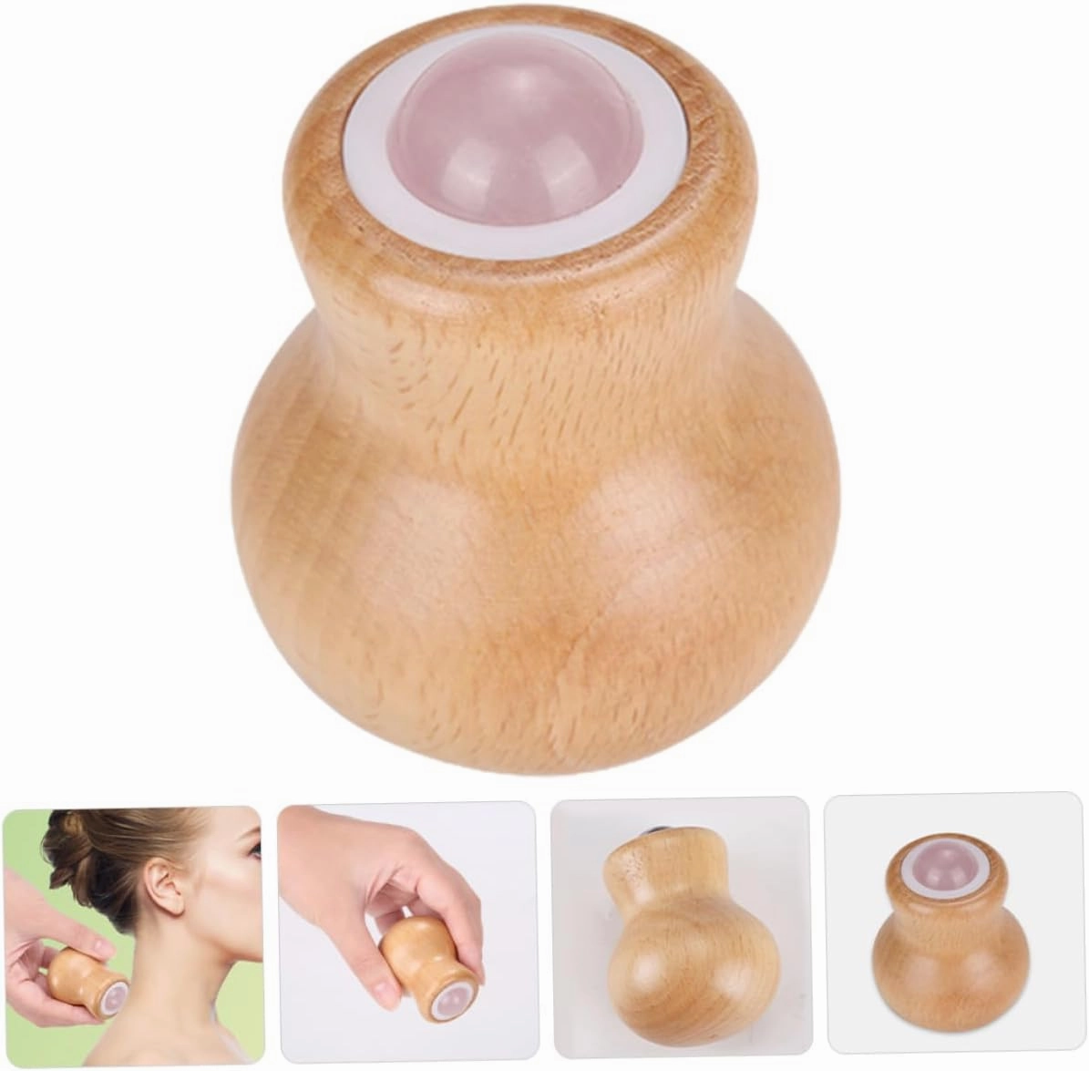 Jade Face Roller and Massage Tool for Relaxation Eye Care Muscle Relief for Home Use Gifting and Daily Facial Massage Routine