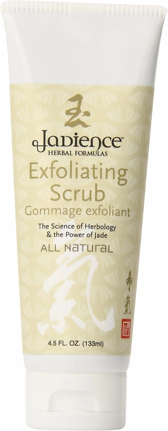 Jadience Exfoliating Apricot Scrub – Removes Blackheads, Pimples, & Acne Scars – Acne Prone Back & Facial Cleanser – 4.5 Oz