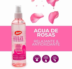 Jaloma | Agua de Rosas, Tónico Facial, Relajante, Antioxidante, 250ml