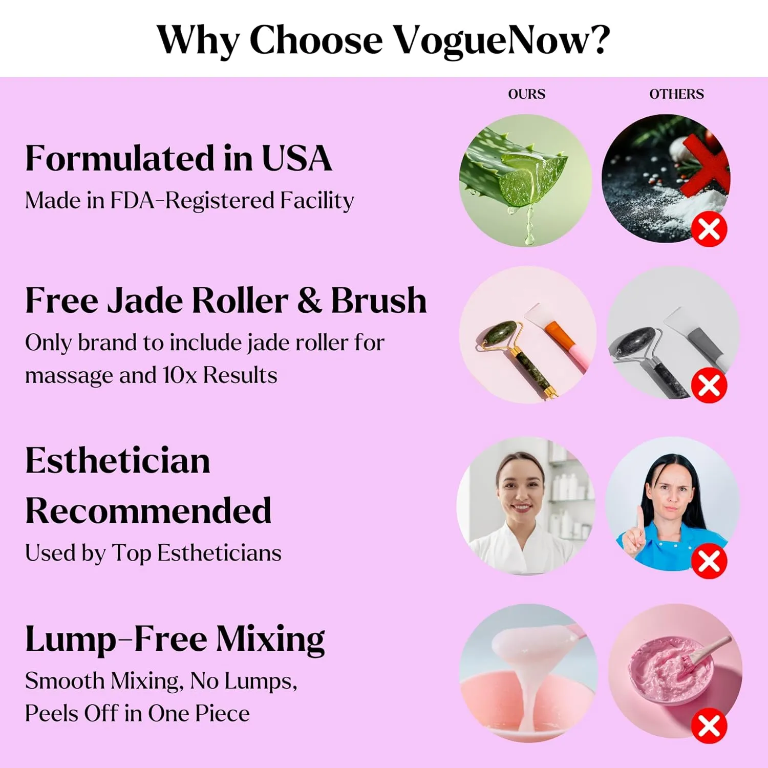 Jelly Face Mask for Facials - Lavender Hydrating, Brightening & Nourishing Jelly Mask with Free Jade Roller & Spatula | Professional Hydrojelly Masks | Vajacial Jelly Mask | 23 Oz Jar Skin Care
