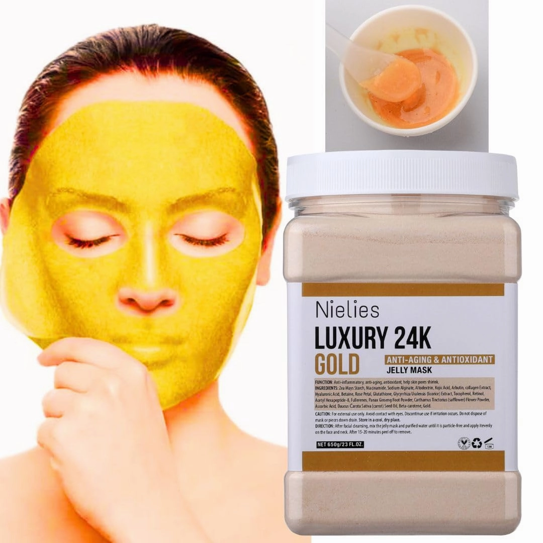 Jelly Mask for Facial Professional- Peel off Hydro Face Mask Powder for Hydrating & Cleaning - 23 Fl oz (24k)