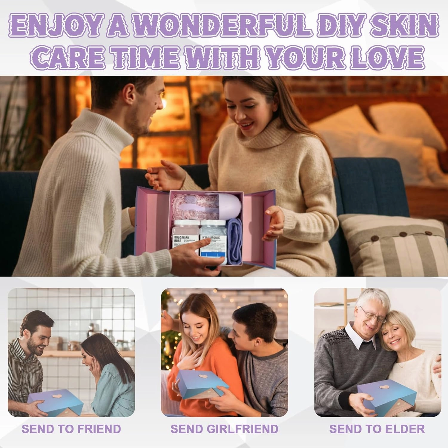 Jelly Mask Set,Hyalorunic Acid Jelly Masks For Facials Professional,Rose Hydro Jelly Face Mask,with Facial Mask Mixing Bowl Set,Headband,Birthday Gifts for Women,Gift Set for Valentine's, Mother's Day