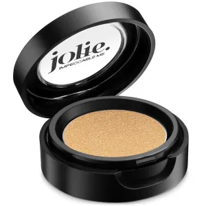 Jolie Cosmetics Powder Pressed Pearl Shimmer Eyeshadows - Cruelty Free, Vegan, Single Pan Eyeshadow 1.48g Base Neutrals (Guilded Peach)