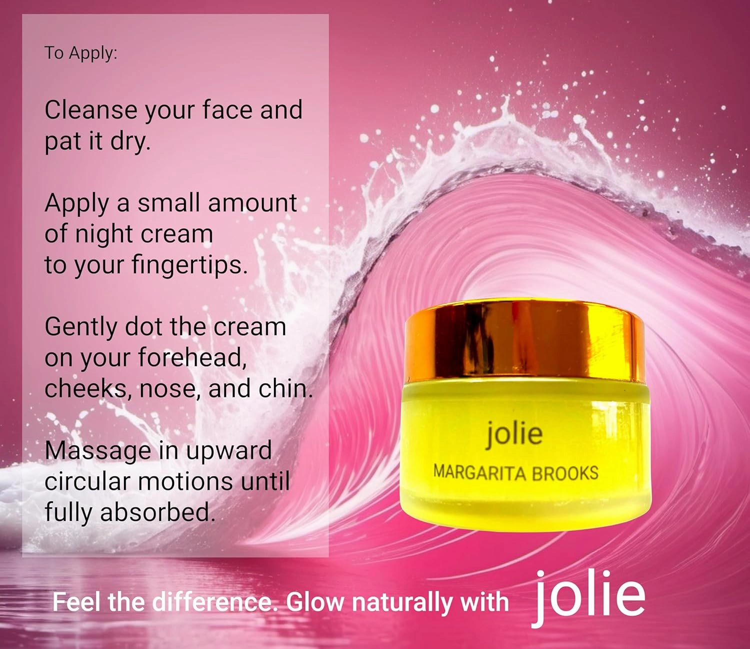 Jolie Radiance Renewal Beauty Cream - 100% Organic Olive Oil-Based Moisturizer | Deep Hydration & Glow | Clean Beauty, Vegan & Natural Skincare | Anti-Aging | Promotes Collagen