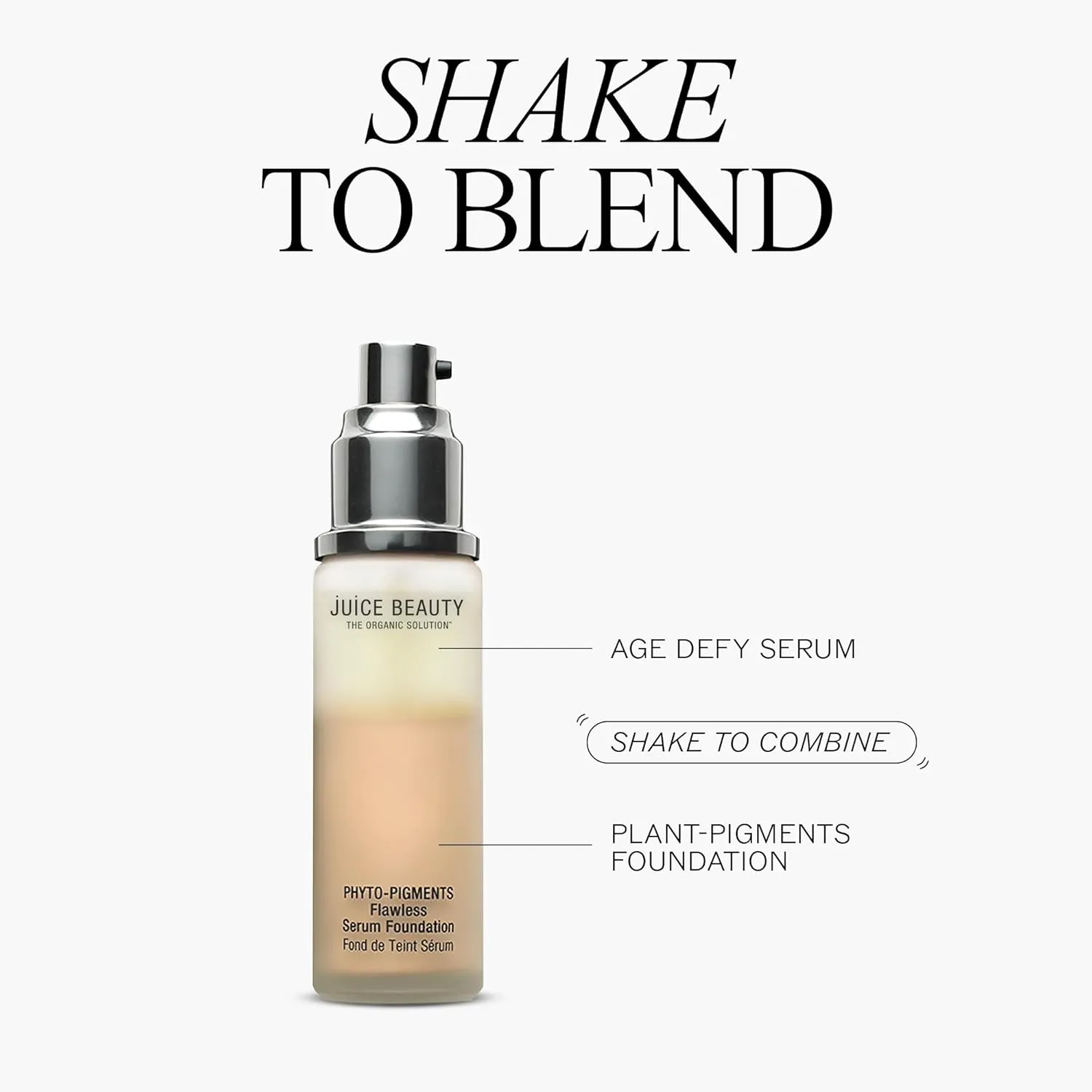 Juice Beauty Phyto-Pigments Flawless Serum Foundation - 23 Medium Tawny - 30 mL - Medium-to-Full, Long-Lasting Coverage - Reduces Look of Wrinkles   Pores - Vegan, Cruelty Free