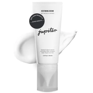 Jupiter Anti-Dandruff Scalp Serum, Leave-On Restoring Serum, for Dry, Itchy, & Oily Scalp, Aloe Vera, & Niacinamide, Color-Safe, Vegan, Cruelty-Free, Paraben, Phthalate, & Sulfate-Free, 3.4 fl oz