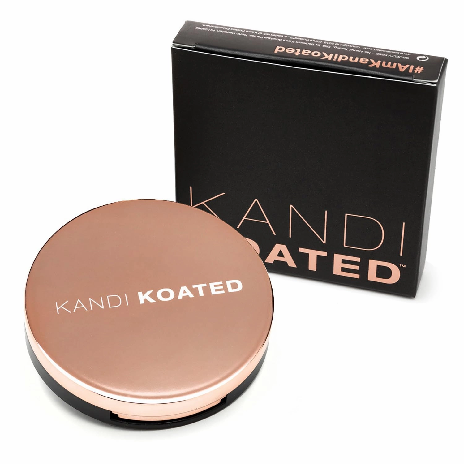 Kandi Koated Aura Rapture - Bronzing Powder in Rose Gold Case, Compact Bronzer by Kandi Burruss | Paraben-Free, Cruelty-Free | Vegan Formula | Beauty & Makeup