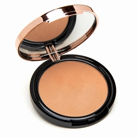 Kandi Koated Aura Rapture - Bronzing Powder in Rose Gold Case, Compact Bronzer by Kandi Burruss | Paraben-Free, Cruelty-Free | Vegan Formula | Beauty & Makeup