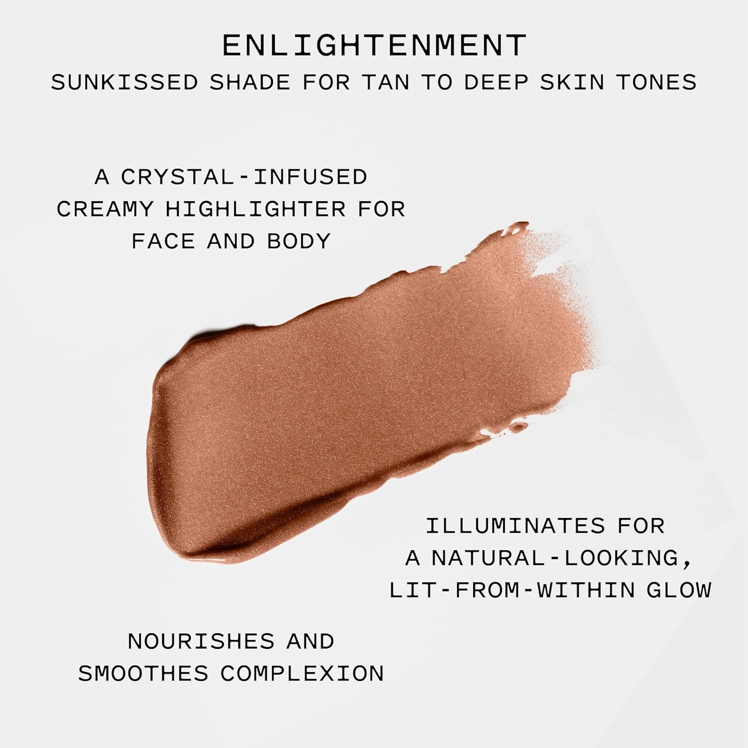 Keys Soulcare Gleam On Highlighting Balm, Dewy, Radiant Glow Makeup Illuminates, Nourishes & Smooths Skin, No Brush Required, Vegan, Cruelty-Free