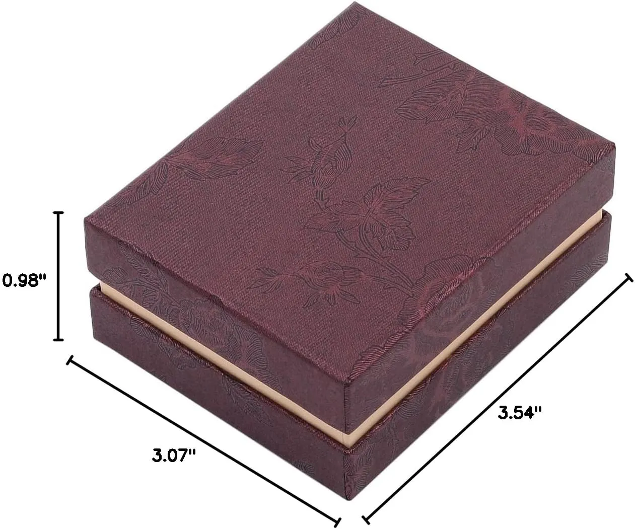 kilofly Genuine Leather Double Lipstick Case Cosmetic Makeup Holder   Gift Box