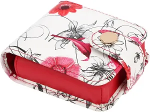 kilofly Genuine Leather Double Lipstick Case Cosmetic Makeup Holder   Gift Box